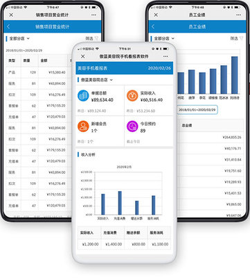 傲藍(lán)軟件 高效便捷的美容院手機(jī)表格與報(bào)表管理解決方案